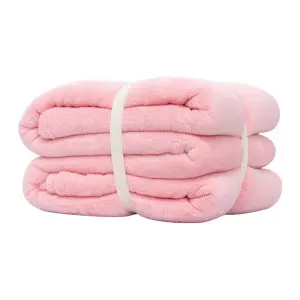 Pink Coral Fleece Recycled Blanket