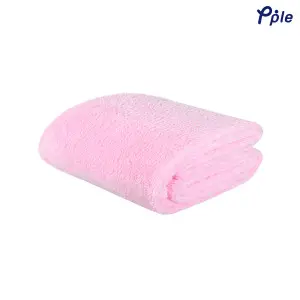 Pink Frosted Plush Throw