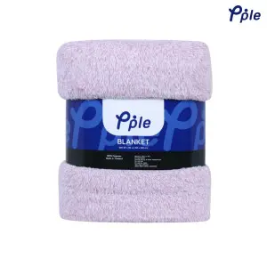 Plum Frosted Plush Blanket