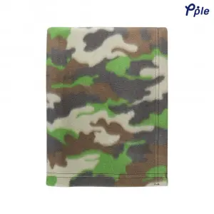 Printed Fleece Throw, Camouflage Pattern