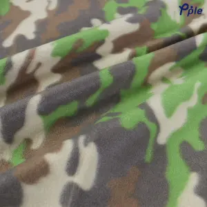 Printed Fleece Throw, Camouflage Pattern