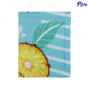 Printed Plush Blanket, Tropical Fruit