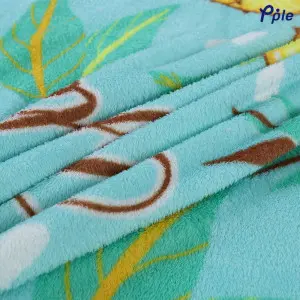 Printed Plush Blanket, Tropical Fruit