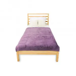 Purple Shiba Inu 2-in-1 Cushion Bag Blanket
