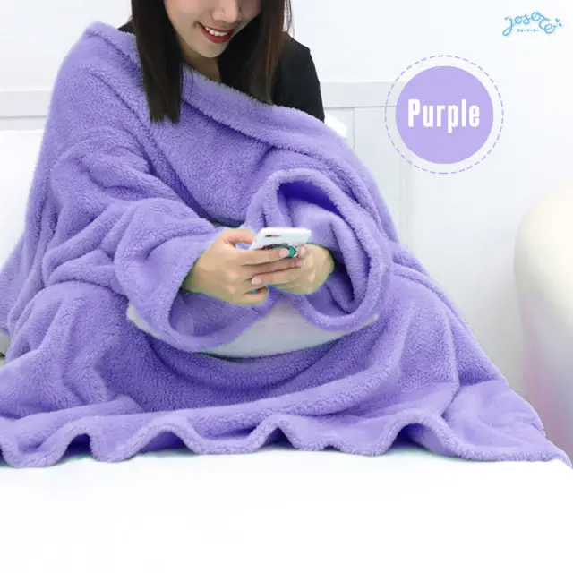 Purple Sleeved Blanket