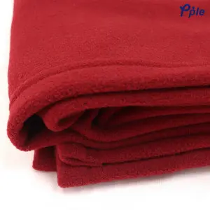 Red Polar Fleece Monk Throw