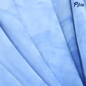 Sky Blue Luxury Velvet Sharpa Blanket