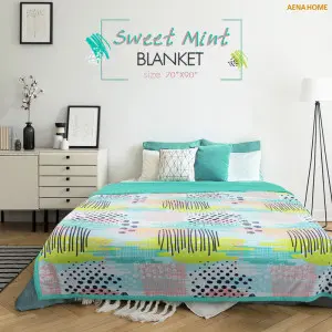 Sweet mint blanket