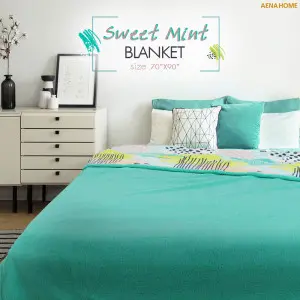 Sweet mint blanket