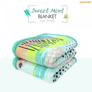 Sweet mint blanket