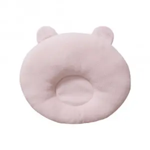 Teddy Bear Baby Pillow - Pink