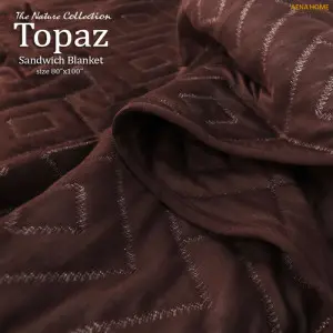 Topaz Sandwich Bedspread