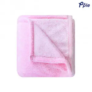 Vivid Pink Frosted Plush Throw