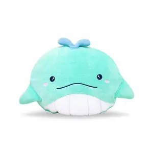 Whale Hand Warmer Cushion Blanket