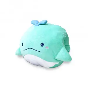 Whale Hand Warmer Cushion Blanket