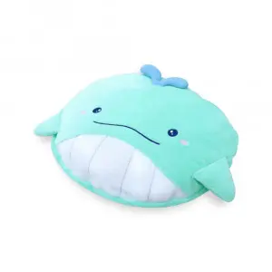 Whale Hand Warmer Cushion Blanket