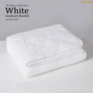 White Sandwich Bedspread