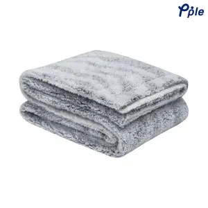 Zebra Snowfall Fluffy Sherpa Throw